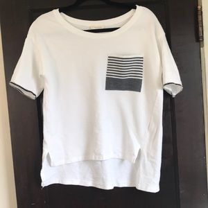 Cute cropped front T-shirt